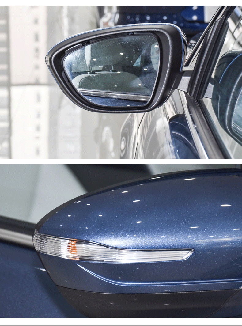 适用于福特21款新福睿斯后视镜倒车镜反光镜左右总成带烤漆 八插 主