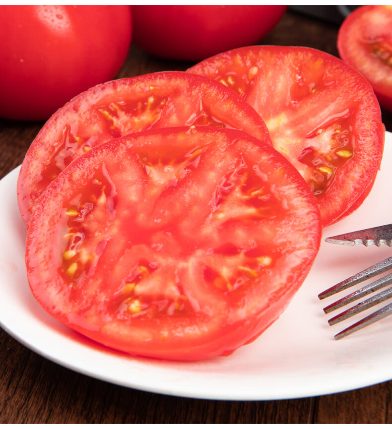爆汁酸甜鲜味沙瓤土番茄 自然养熟 生吃西红柿 小时候的味道 10斤 大