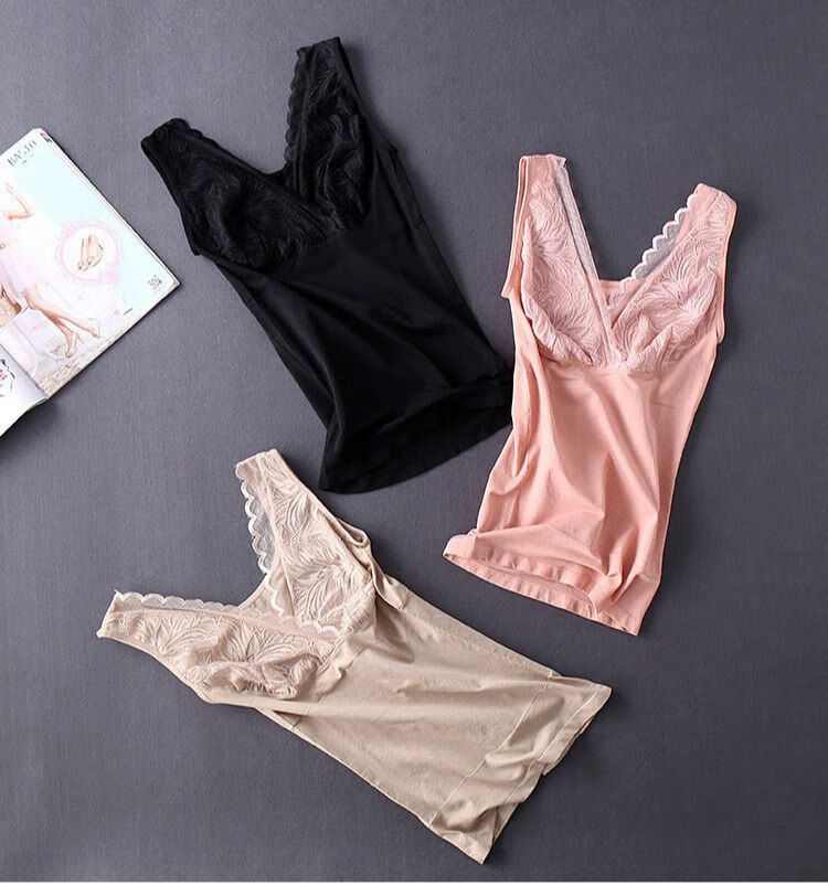 女士塑身衣收腹束身束腰紧身背心束腰内衣女士弹力紧身美体无痕背心薄