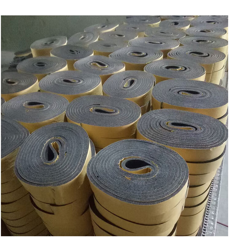 通风管道密封条 风管密封胶条共板法兰密封胶带胶条自粘防火隔热橡塑