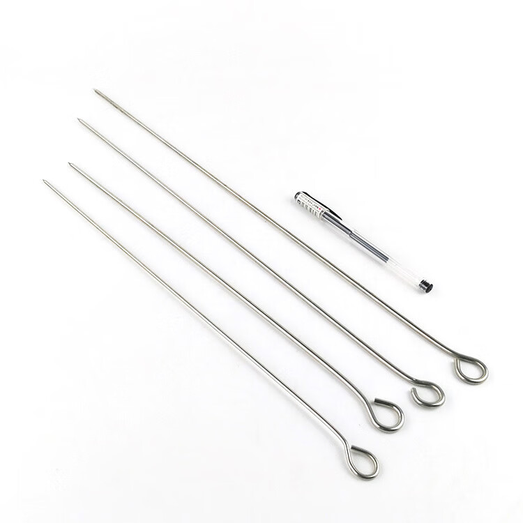 不锈钢乳猪针50cm烧腊针串烧针烤猪针烤肉针烤鸭尾针烧鹅尾针吊针 32