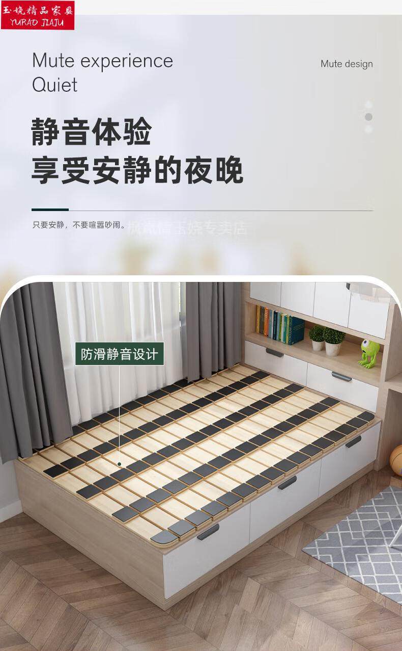 榻榻米床架排骨架折叠实木榻榻米透气折叠硬床板防潮排骨架松木床垫