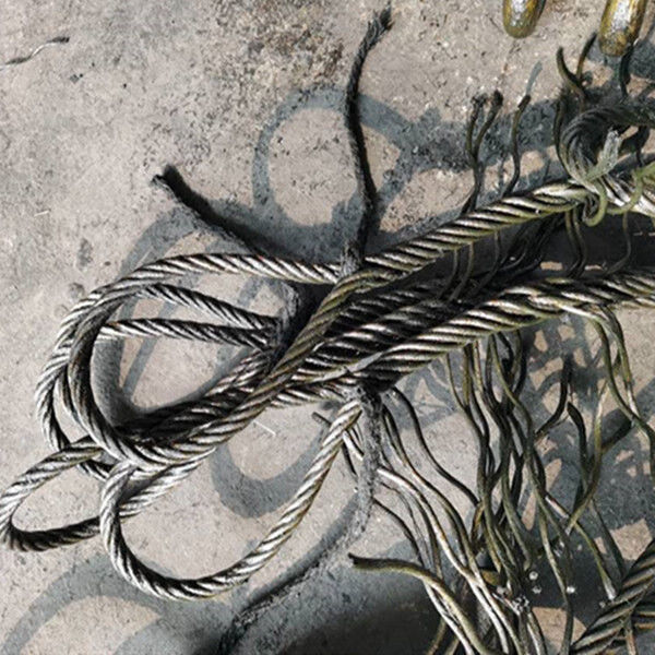 背包绳插编钢丝绳起重吊装双扣吊索具编头子起重工具