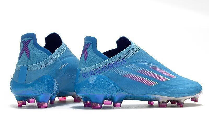 欧冠配色x21超轻防水针织fg钉足球鞋梅西超顶无带c罗刺客碎钉tf男运动