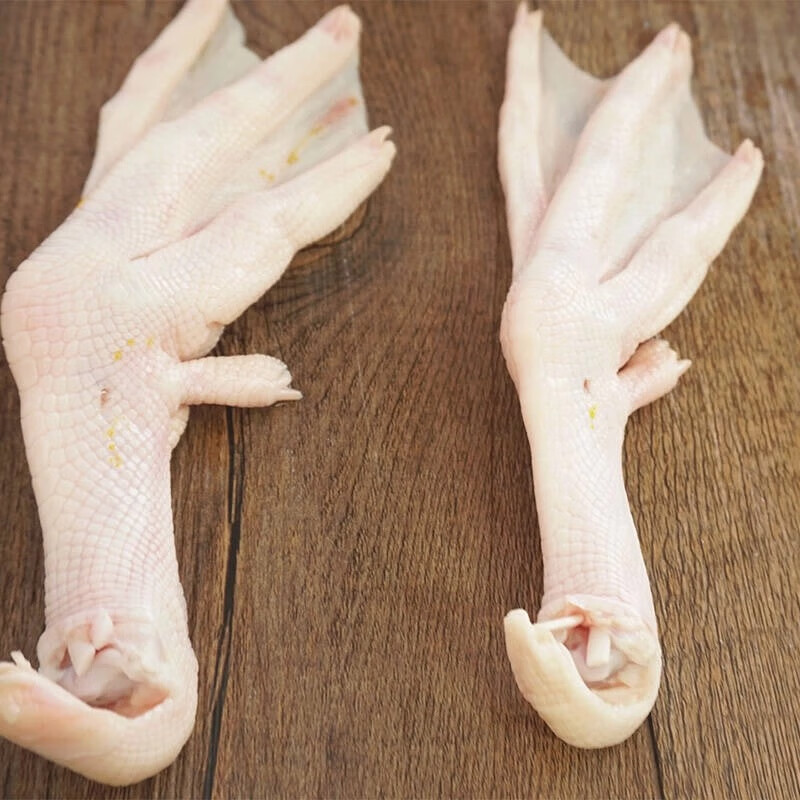 新鲜冷冻生鸭爪冰鲜生鲜鸭掌4斤装