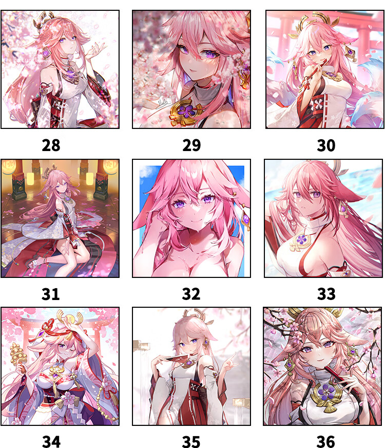 原神周边抱枕八重神子鸣神大社宫司崩坏三床上靠垫双面毛绒定制抱枕头