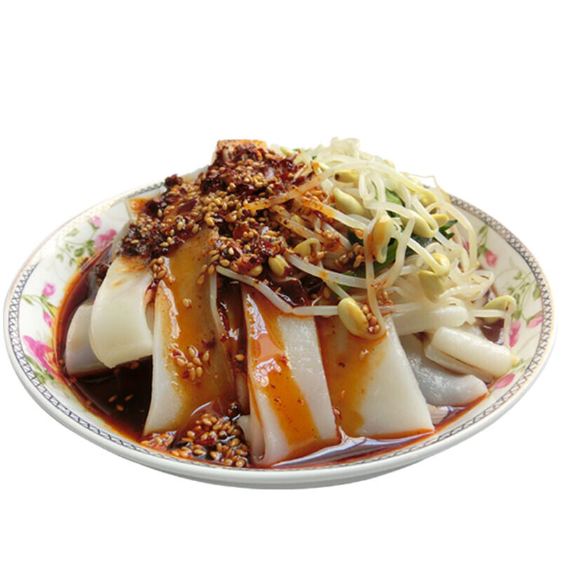 陕西特产凉皮正宗汉中米皮城固热面带调料手工真空速食袋装5年货香辣