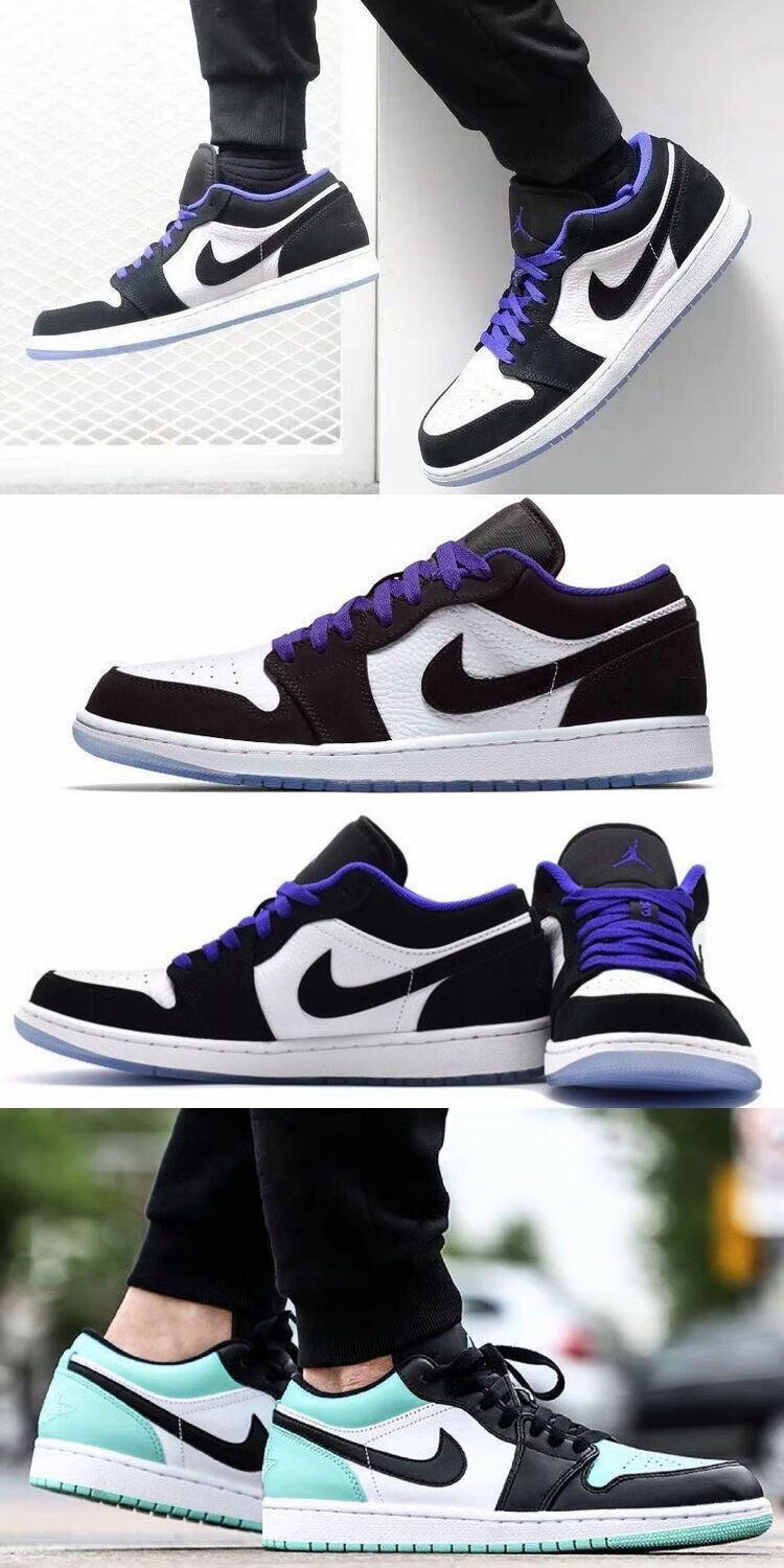 烟灰影子灰北卡蓝郭艾伦黑红脚趾巴黎纯原休闲款低帮板鞋 aj1迷彩灰