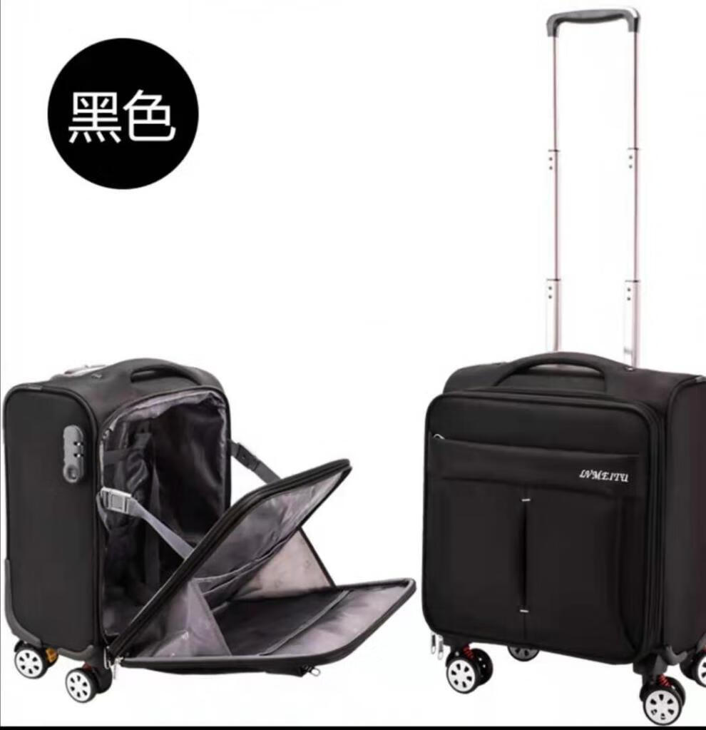 x40空姐拉杆箱12英寸20英寸高铁乘务员行李箱轻便黑色减震刹车轮16寸