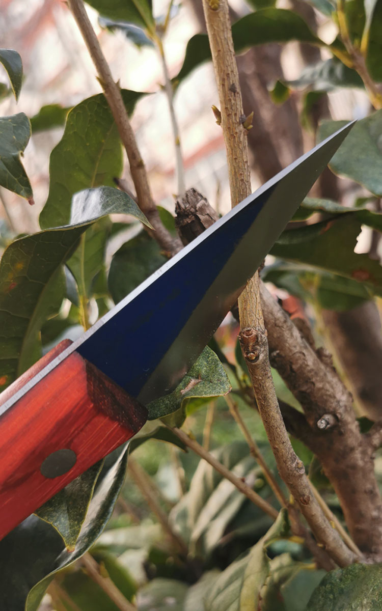 手工制作w18老锋钢嫁接刀锋钢芽接刀果树接木刀削木刀花卉苗木用