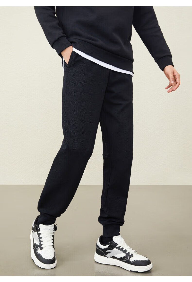 安踏(anta) 安踏kt裤丨运动长裤男秋冬季灰色卫裤运动裤秋收口束脚裤