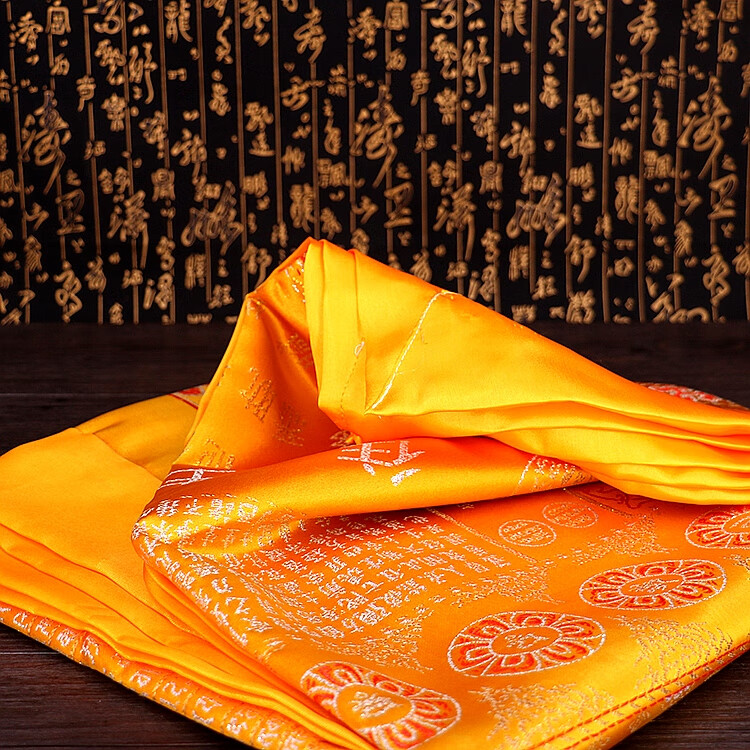 【全新升级】被往生新款陀罗尼经被六件套加厚刺绣织锦双层往生被佛教