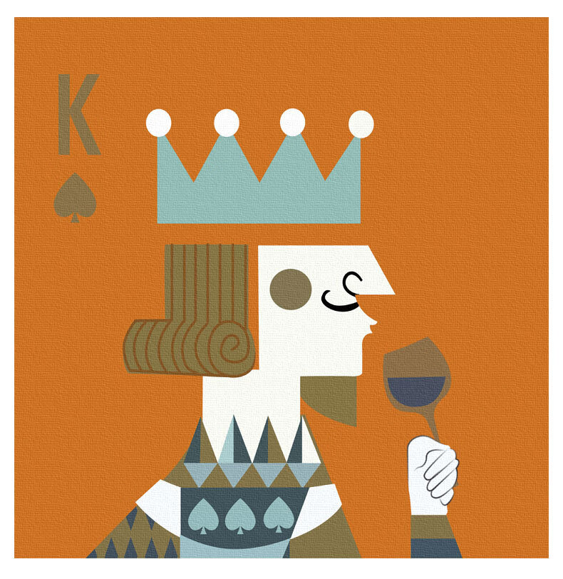 英族北欧现代简约抽象人物纸牌扑克牌餐厅客厅玄关装饰画挂画j贵族