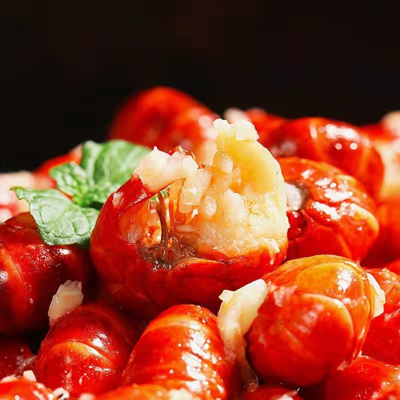 莱克大号麻辣小龙虾尾即食熟食零食盒装网红海鲜小吃 莱克即食麻辣小