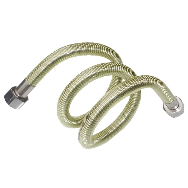 航天晨光天燃气煤气管304不锈钢波纹管1-5米家用灶具连接软管4分 1米