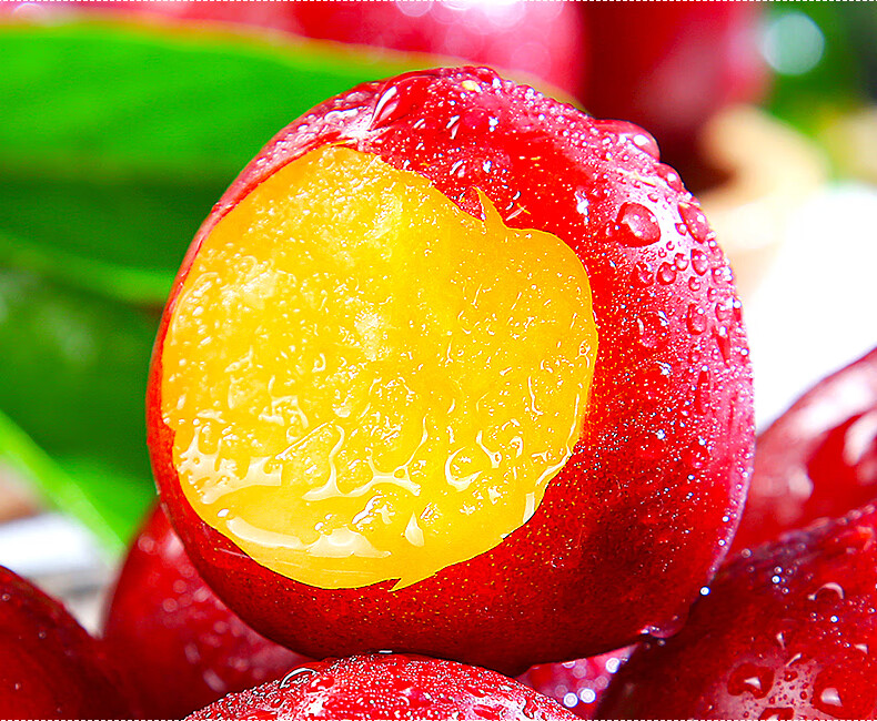 陕西早富贵红李2斤应当季新鲜孕妇水果黄肉脱骨脆李子