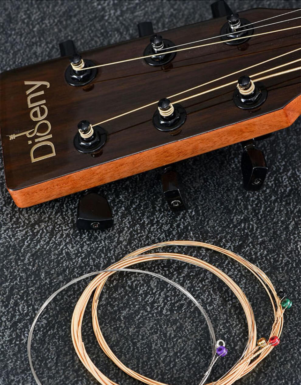 民谣吉他弦达达里奥琴弦ej16ez890黄磷铜弦换弦1套木吉他弦线全套exp