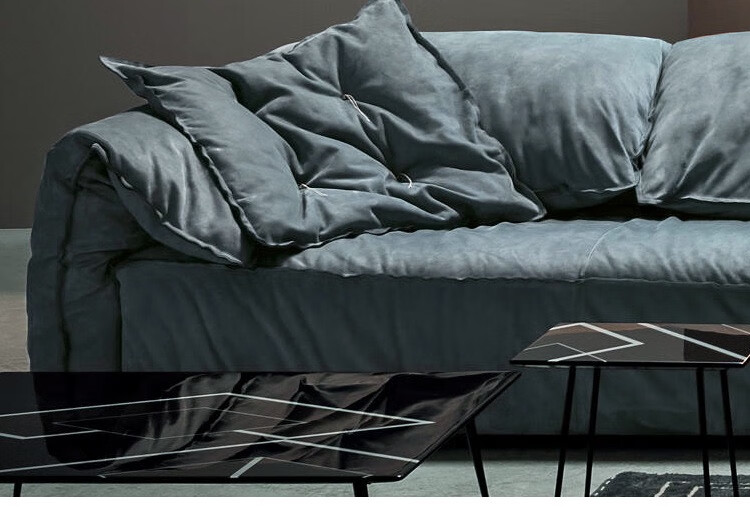 沙发大象耳朵意大利翻毛皮 进口加厚磨砂真皮 大四人位2.