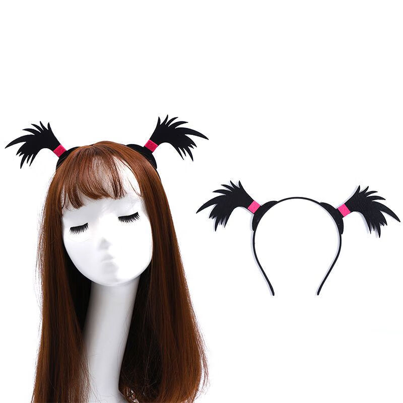 搞笑道具 卖萌小辫子冲天辫发箍沙雕搞怪创意葫芦娃哪吒头箍生日毕业