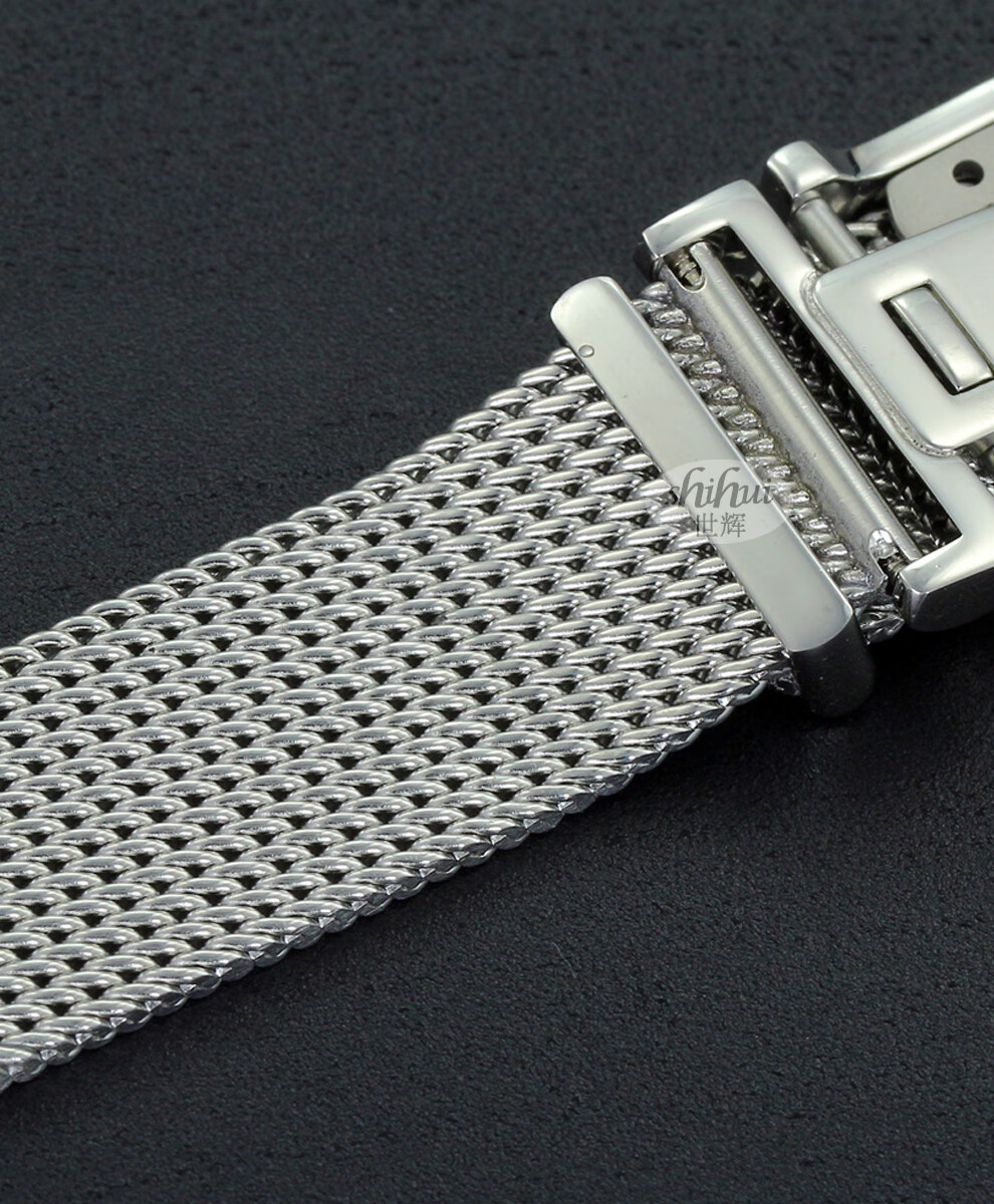 出口瑞士高端宝玑宝珀欧米茄万宝龙手表带钢带米兰网带男19202122mm