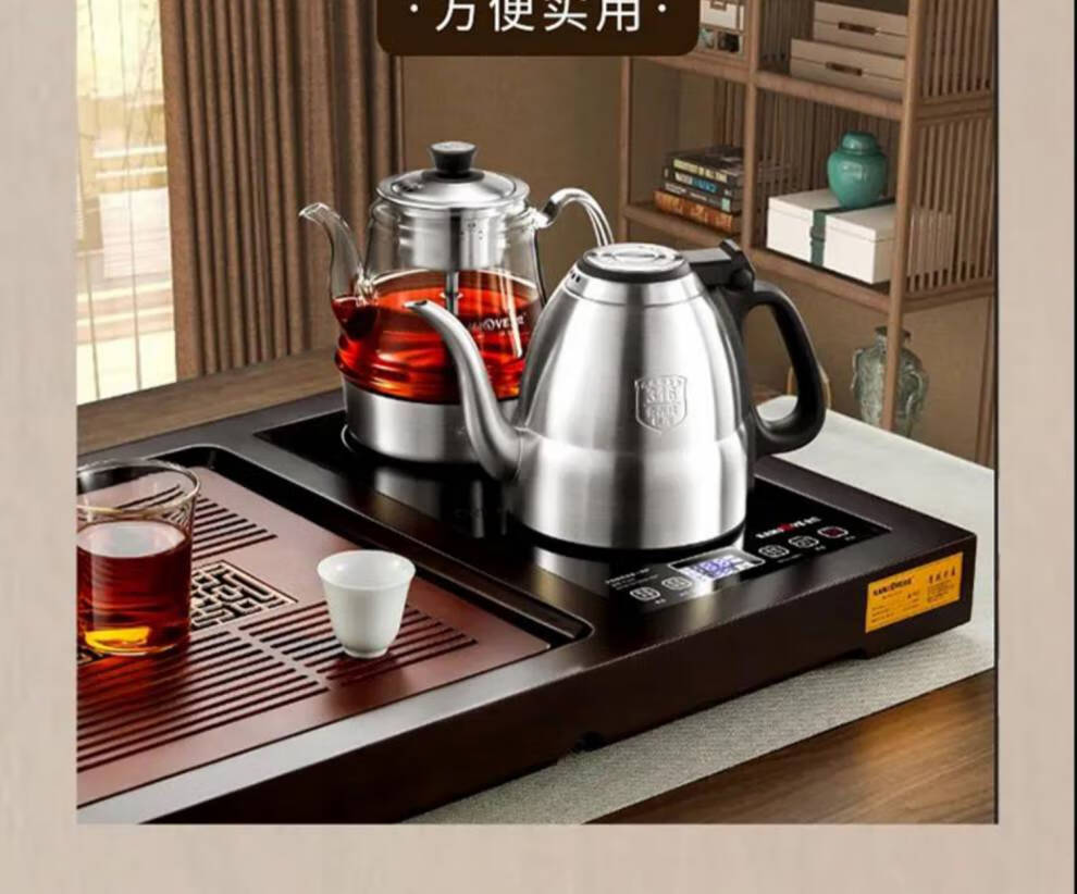 金灶煮茶壶煮茶器金灶全自动底部上水电热水壶嵌入式茶台一体煮茶器烧