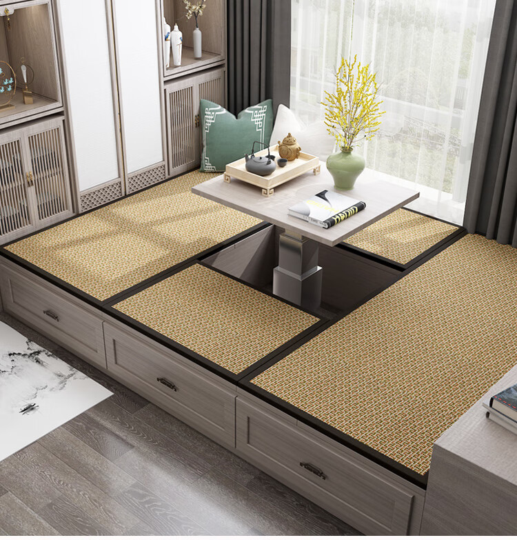 榻榻米床垫定做 竣树日式地炕垫卧室飘窗定制椰棕踏踏米垫 电加热