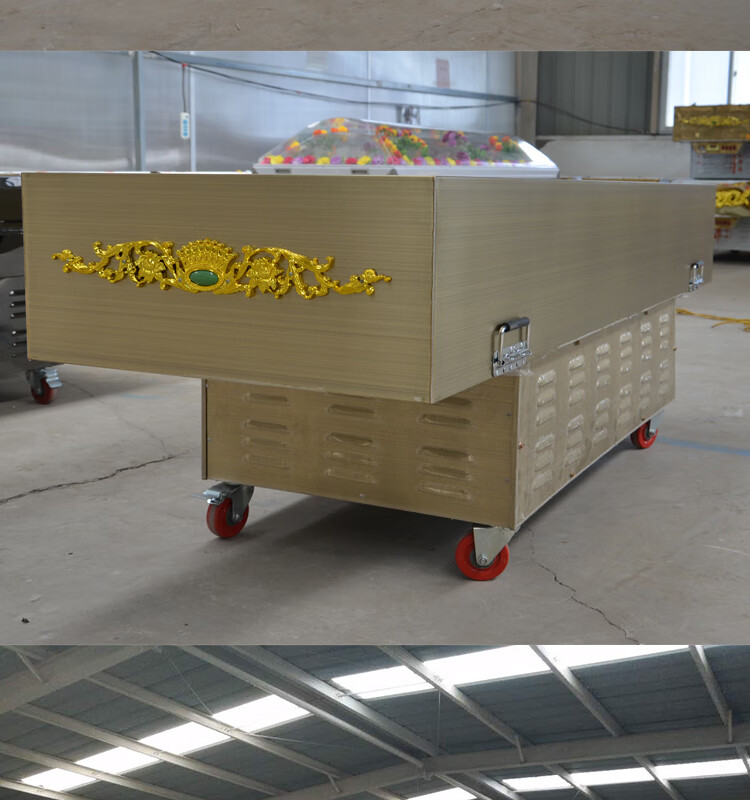 冰棺冷藏冷冻棺冰尸柜冰床冰机棺材车手提冰棺载殡葬厂家直销 钛金