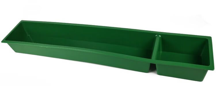 24ltt养鸡设备用品鸡用食槽鸡吃料槽带喝水的鸡槽长方形塑料喂水槽料