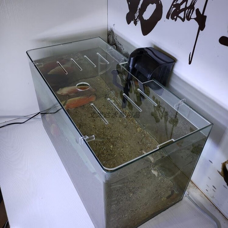 鱼缸盖子上盖顶盖定做跳盖网罩定制盖板推拉猫盖鱼跳缸网 n15-内尺寸