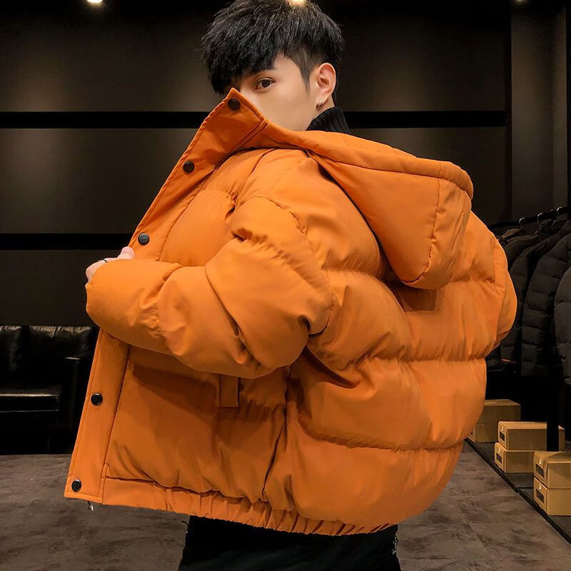 鹿涩潮牌精神小伙棉服外套冬季棉衣男加棉厚棉服港风韩版宽松潮百搭