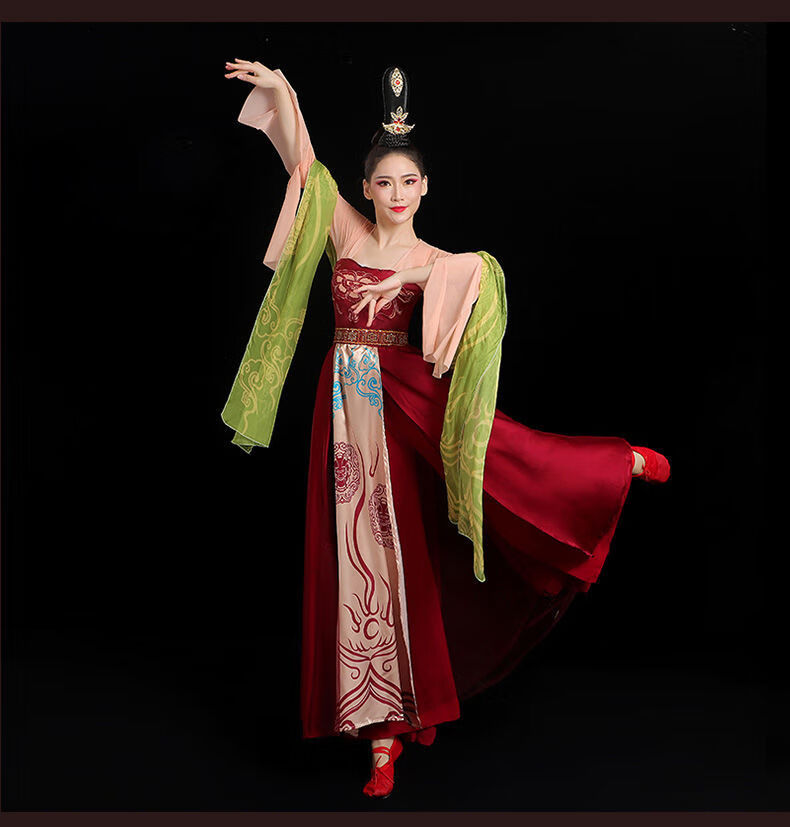 美人关舞蹈服古典舞演出服装女飘逸唐制裙王诗意同款