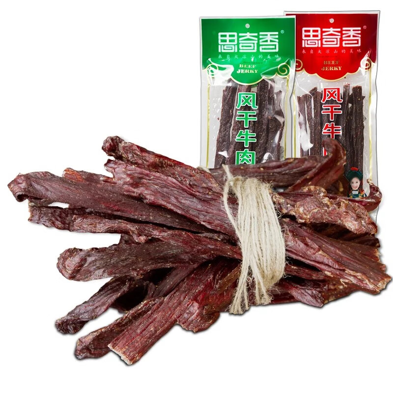 思奇香手撕牛肉 思奇香 风干牛肉 手撕牛肉 散装 麻辣五香可选 四川