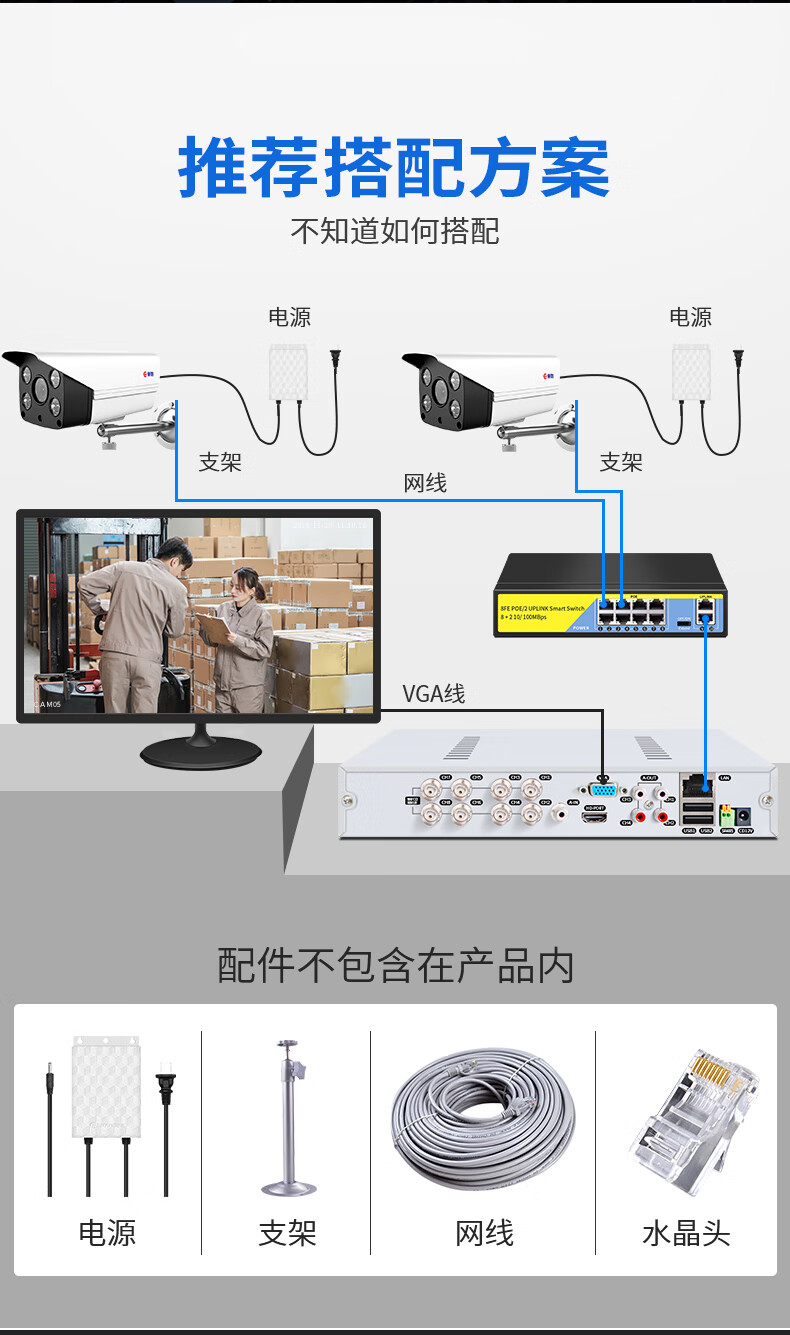 帝防监控安装说明书图图片