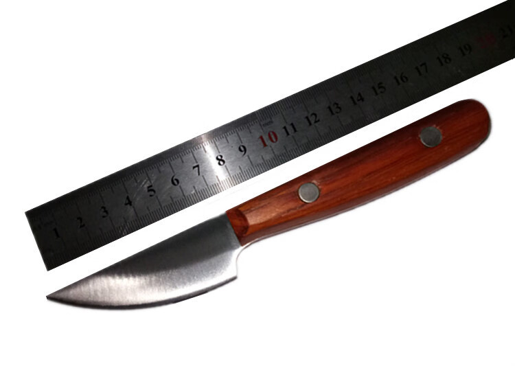 【家小雅】w2锋钢手工鳝鱼刀杀黄鳝杀鱼刀刨鱼刀破鱼肚鲫鱼刀鱿鱼花刀