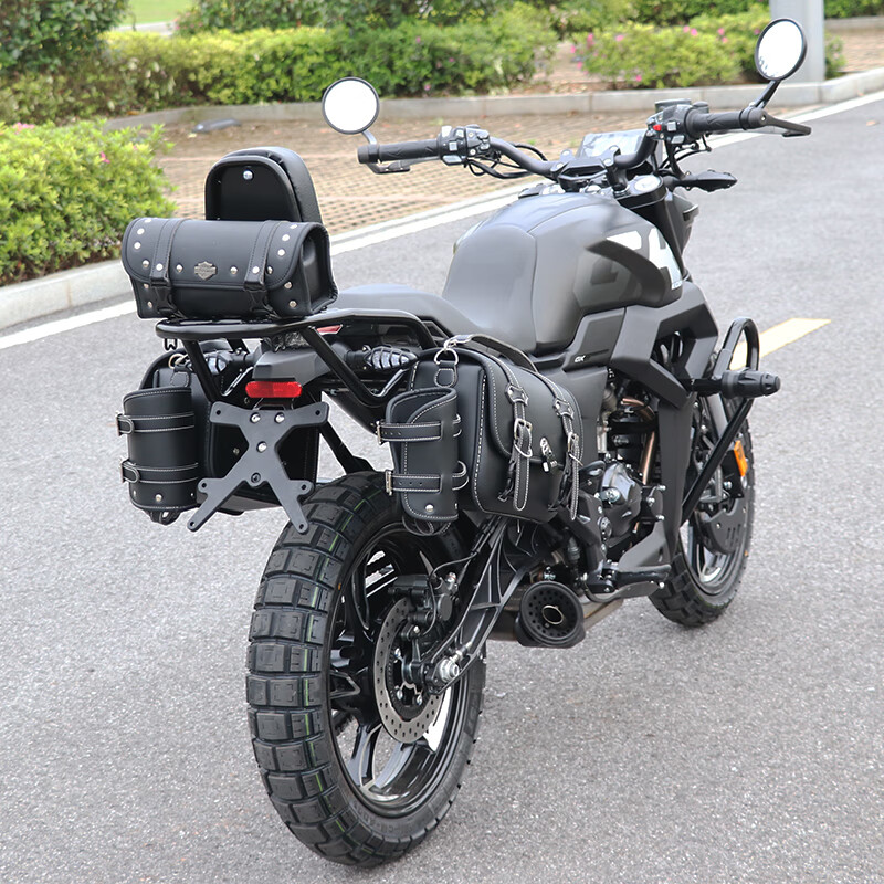 适用启典kd150-gk后货架gk150尾架改装边包侧包复古帆布车头尾包靠背