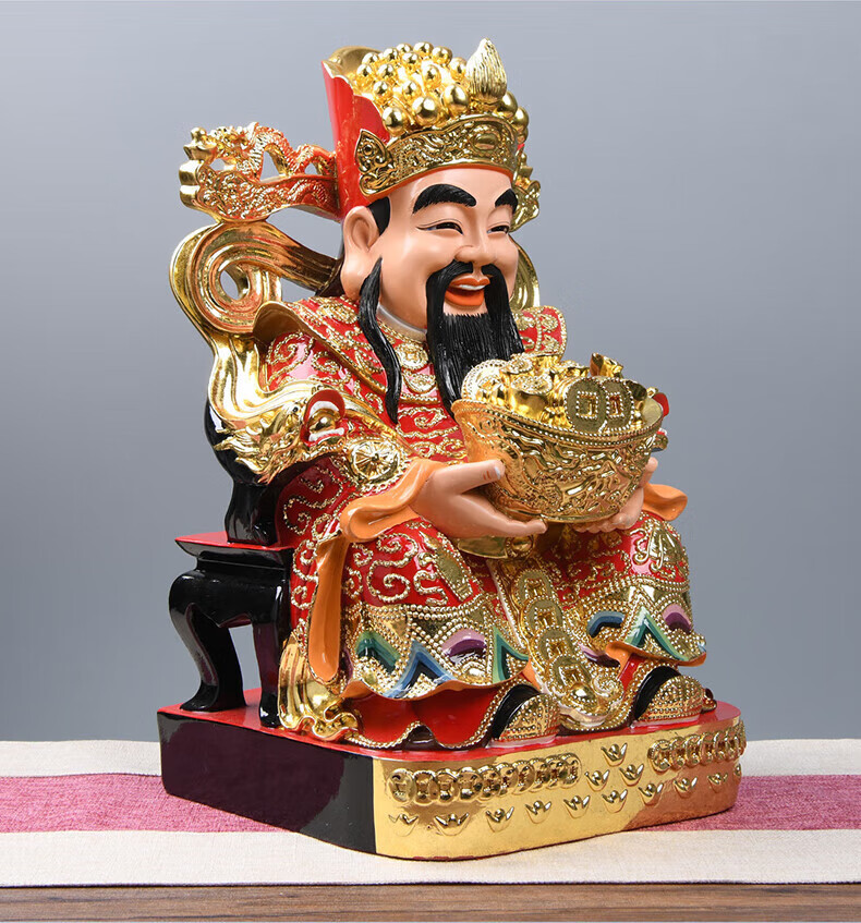 财神爷摆件家用佛像范蠡公司开业大文财神神像供奉办公室店铺 24