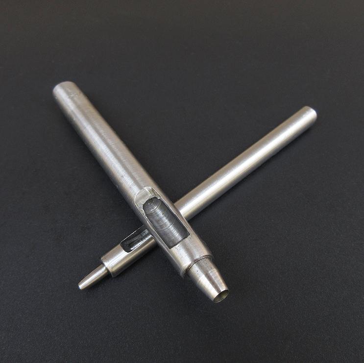 冲子圆冲打眼工具开孔器直口气眼冲子diy皮革皮带腰带表带打孔器35