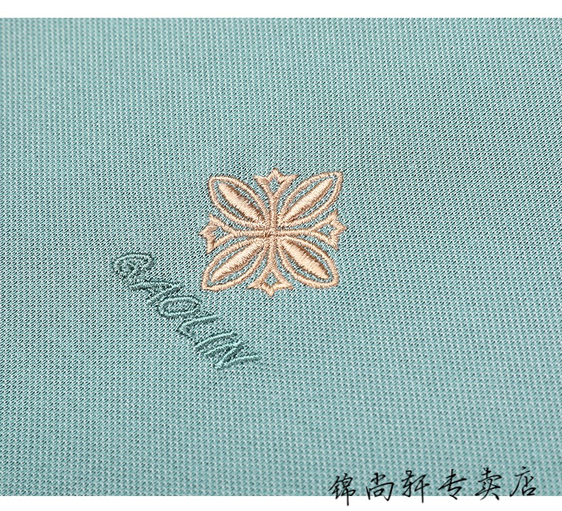 皮尔卡丹【交个朋友】夏季男士翻领短袖t恤丝光棉刺绣polo.