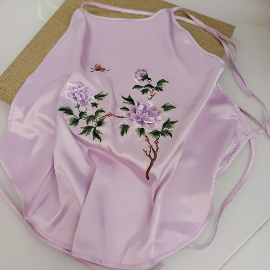 肚兜成人苏绣刺绣成品真丝刺绣女成人肚兜复古中国风内衣丝绸女士吊带