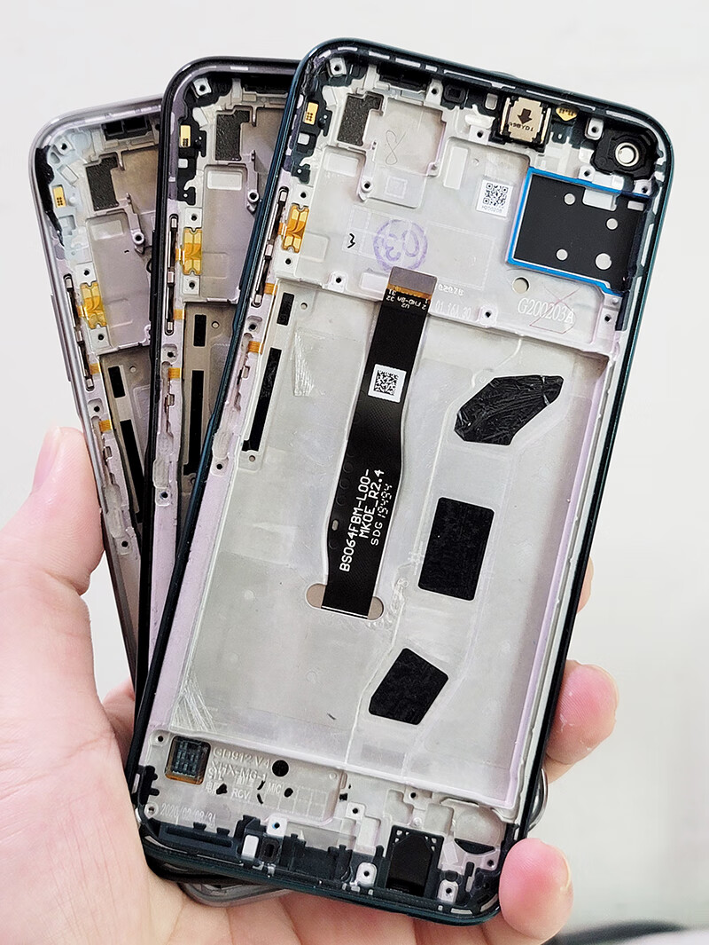 适用华为nova6se拆机原装屏幕总成jnyal10tn20带框手机内外显示nova