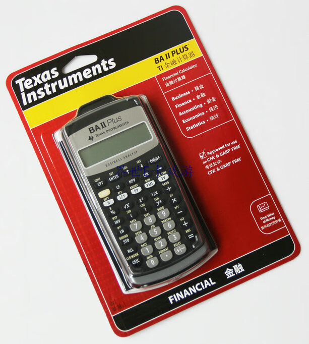 索尼(sony) texas instruments德州仪器ti ba ii plus金融计算器ba 版
