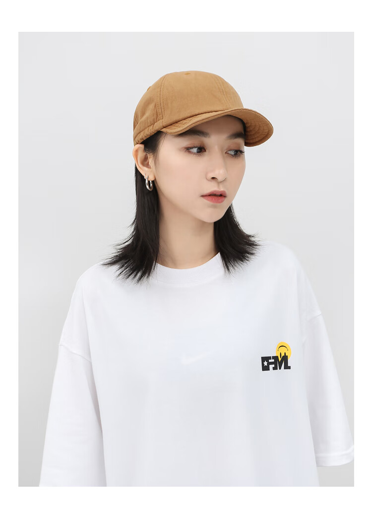 新品短檐帽男帽控阿美咔叽美式短檐棒球帽ins潮牌男女百搭韩版鸭舌