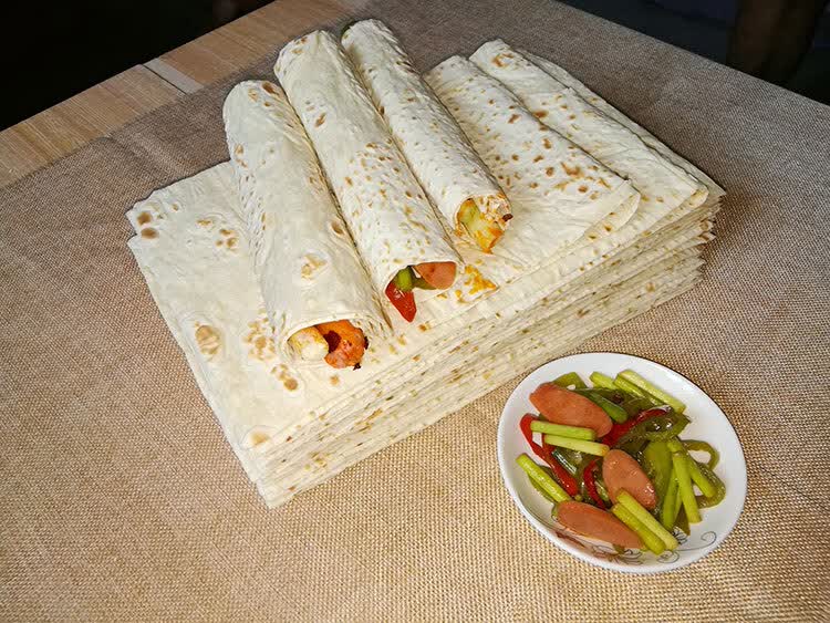 山东特产手工煎饼单饼农家3斤临沂蒙煎饼烙馍卷饼手擀饼马宋饼拤饼 3