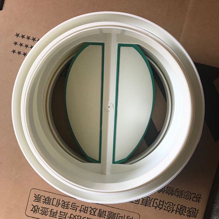 110/100/80厨房油烟机卫生间止逆阀单向阀防串味 两头110pvc管【图片