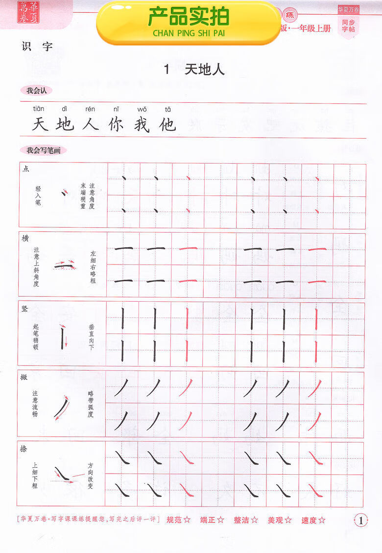 小学生一三二四六五年级上下册写字课课练人教版语文英语同步字帖一