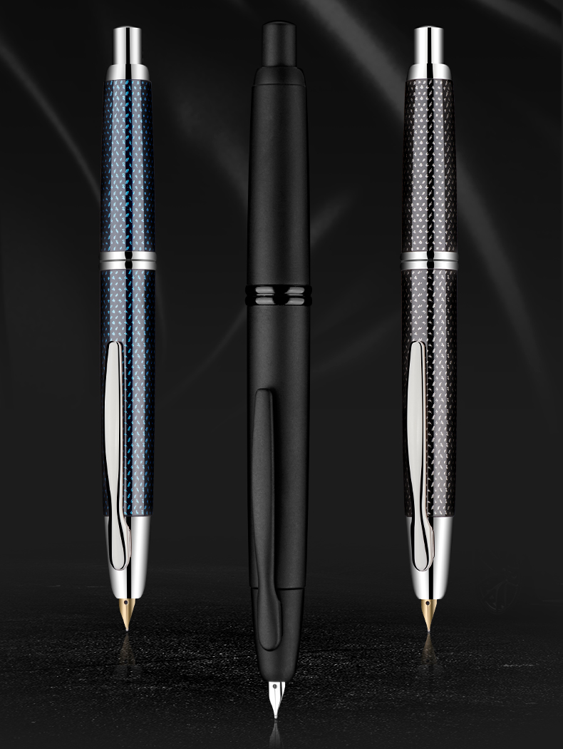 2022新款百乐黑武士钢笔日本pilot百乐capless黑武士钢笔礼盒装限定款