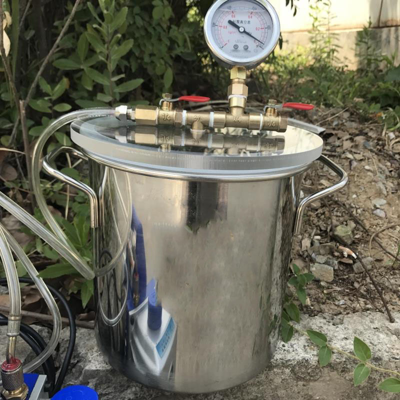 定制真空消泡桶ab胶水真空稳定木设备桶环氧树脂硅胶脱泡桶真空罐20