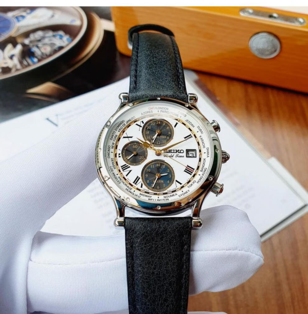 熊猫表 精·工男表大航海家30周年纪念款熊猫表盘石英手表spl055 spl