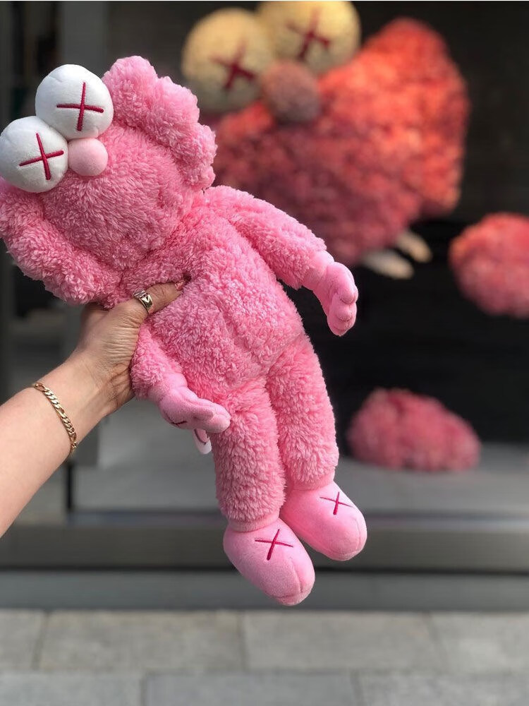 芝麻街同款 bff公仔kaws曼谷艺术展芝麻街玩偶毛绒玩具林俊杰同款娃娃