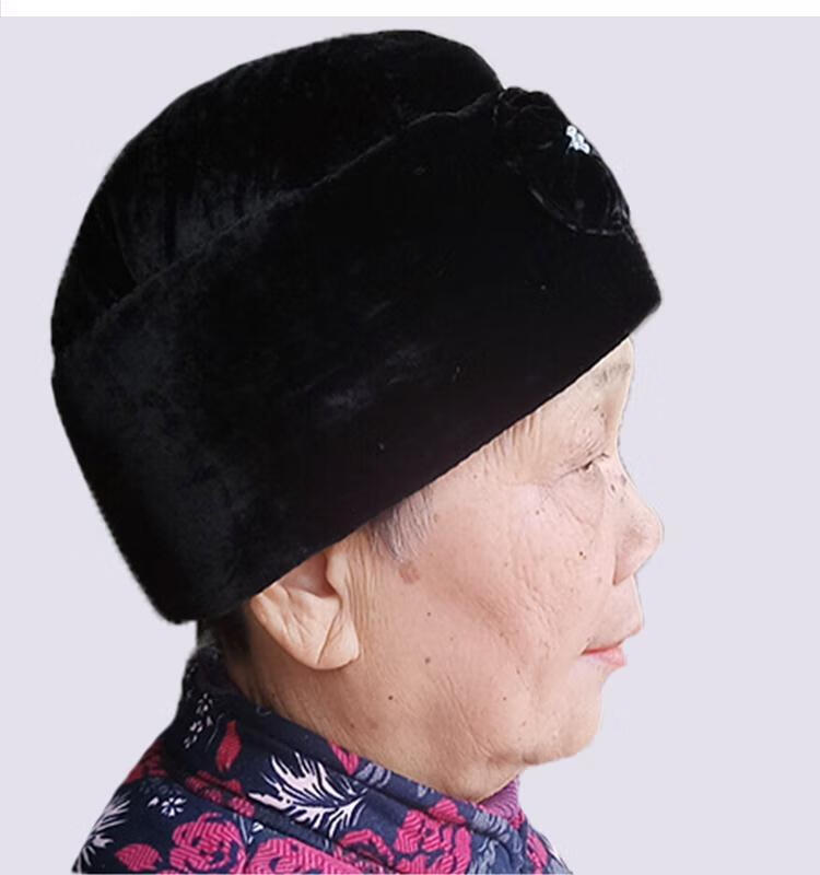 六十岁女人冬天帽子图片